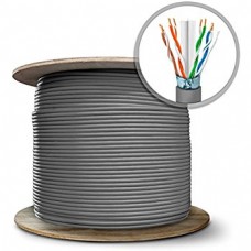 STP (Shielded Twisted Pair) Cat6 Pure Copper (OFC) cable Box (305 Meters) 